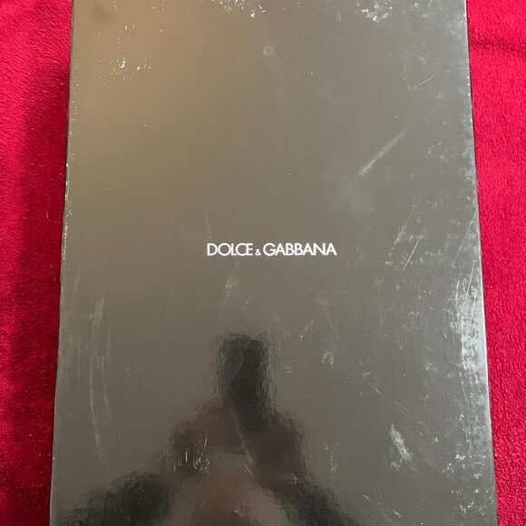 Dolce & Gabbana Brown Suede Lace-Up Boots, Size 9.5, Vintage Never Worn - Picture 10 of 10